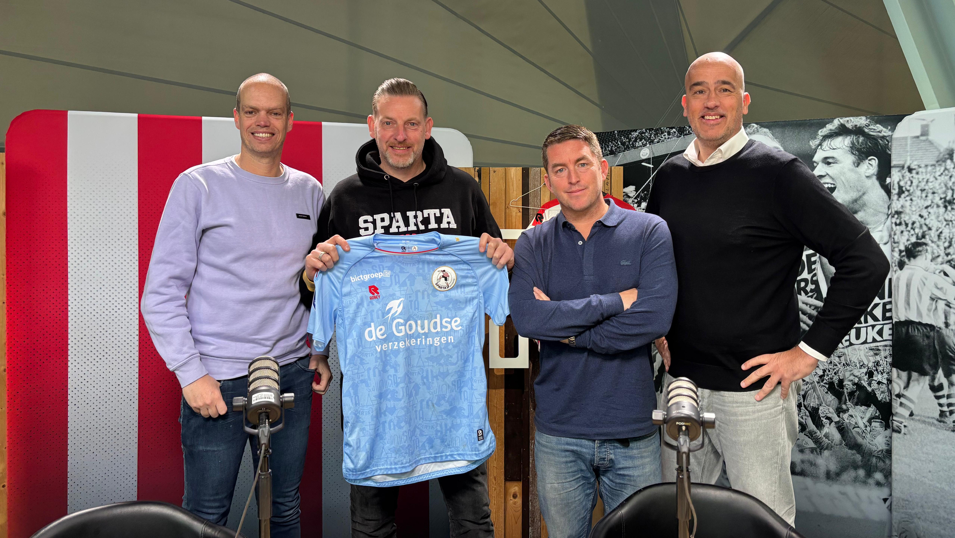 Frank Stout, Peter van der Zwan, Anton Slotboom en Ruud van Os