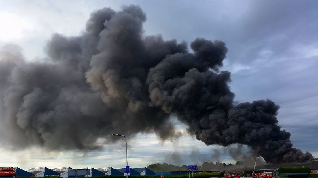 Brand op Weeresteinstraat in Hillegom