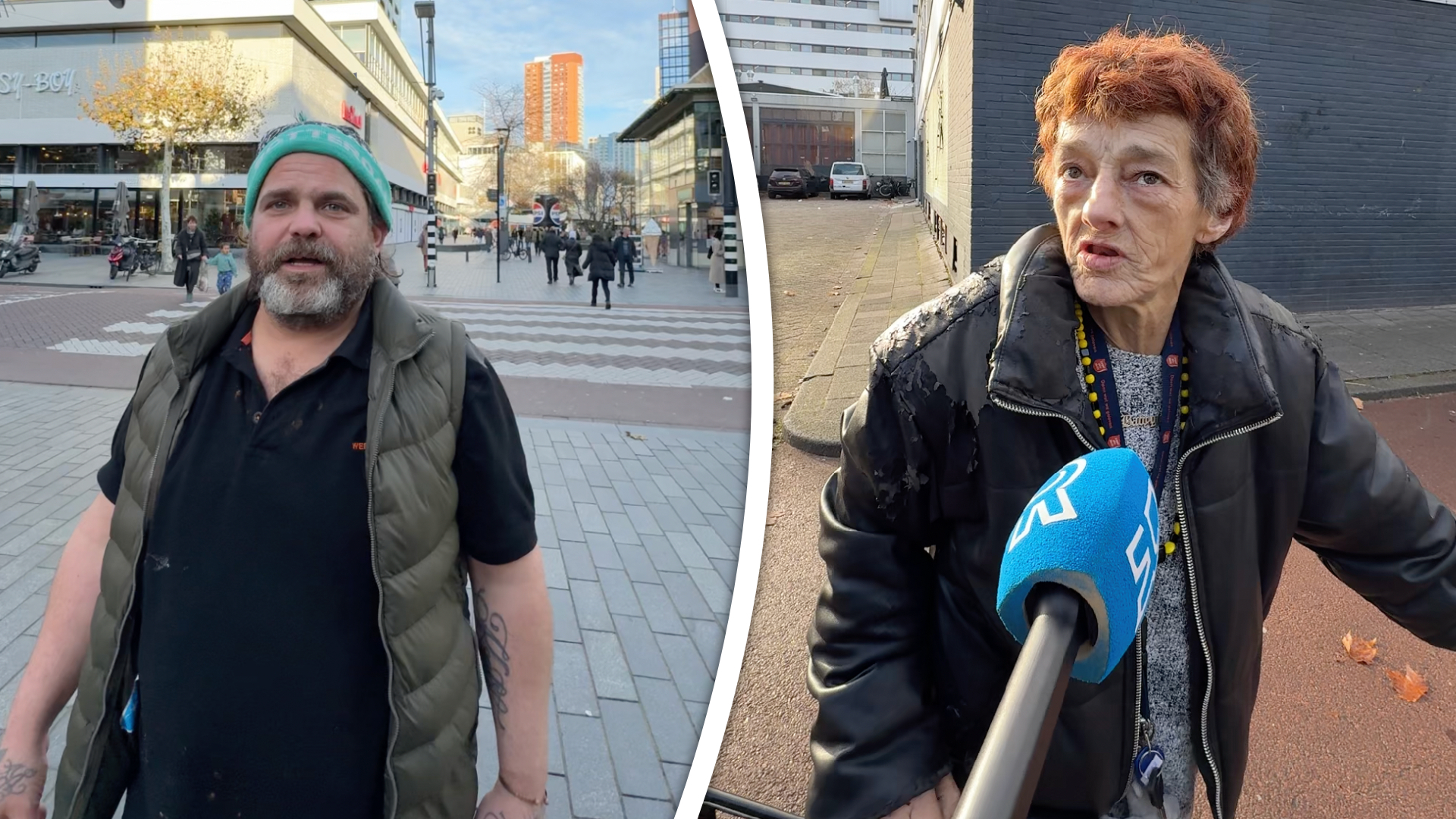 Links: Dries, rechts: Carla