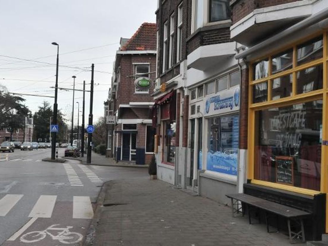 De ruzie was bij café de Vaag aan de Straatweg in Rotterdam