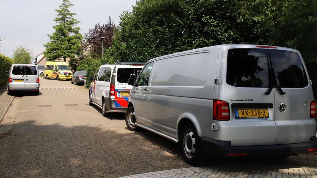 Er kwam uit voorzorg ook een ambulance ter plaatse.