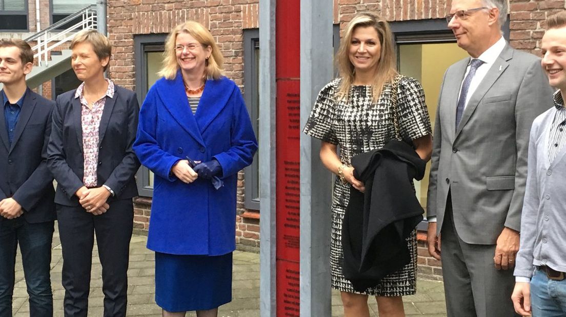 Koningin Máxima bezoekt het Haagse Hofstad Lyceum 