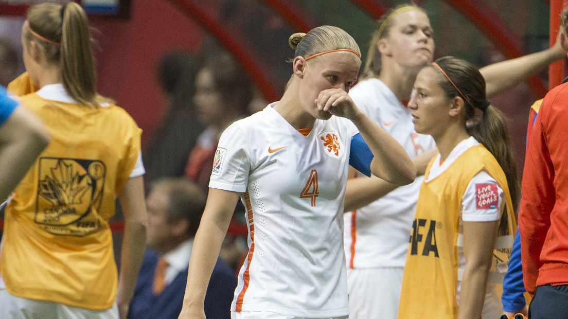 WK vrouwenvoetbal, Japan - Nederland: Mandy van den Berg.