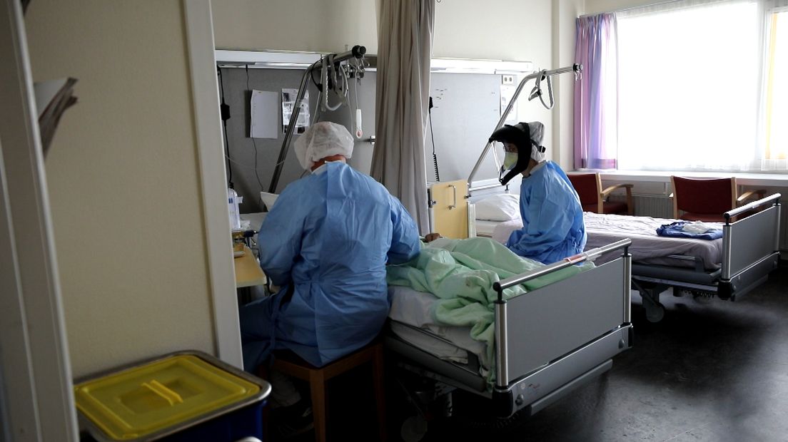 Covidpatiënt in ziekenhuis ZorgSaam