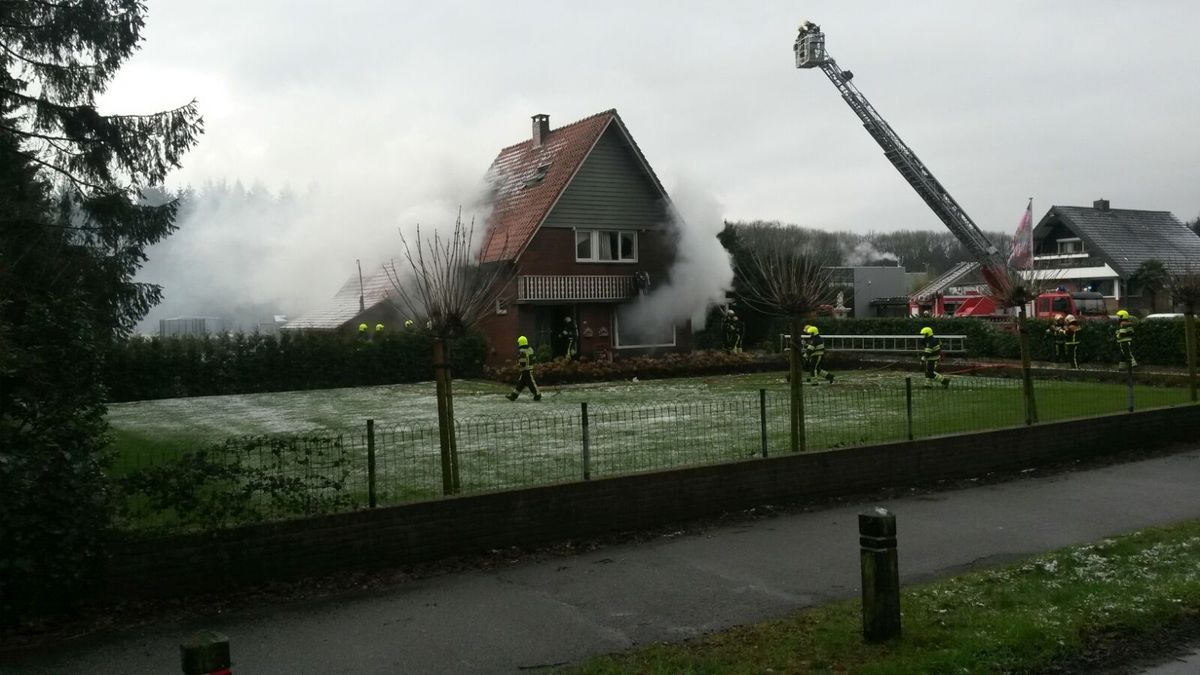 Grote woningbrand in Arcen