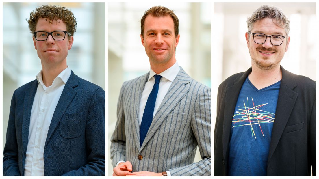 Martijn Balster, Hilbert Bredemeijer en Arjen Kapteijns