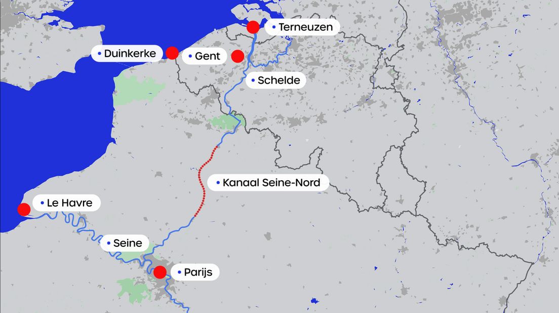 Meer banen in Zeeuwse havens door bouw kanaal Seine-Schelde - Omroep ...