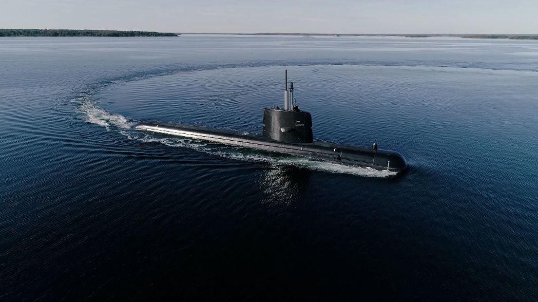 Onderzeeboot gebouwd in Zweden