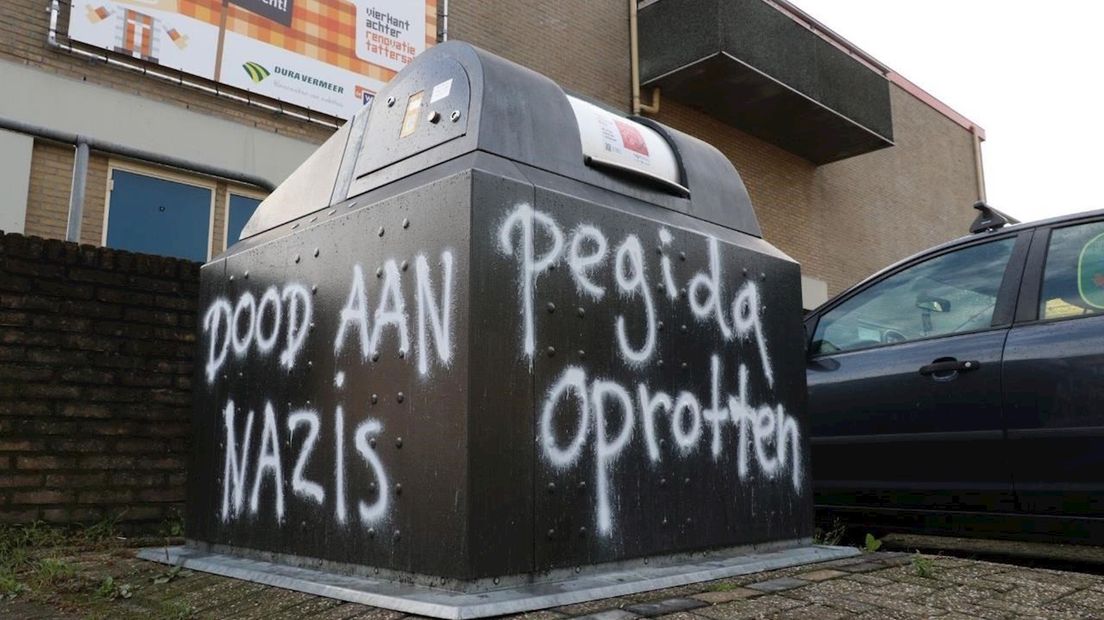 Protest graffiti