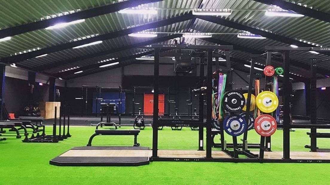 De crossfithal van Erik Roelfsema in Winschoten.