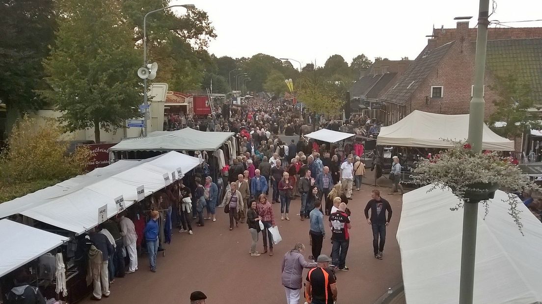 Drukte op de Rodermarkt