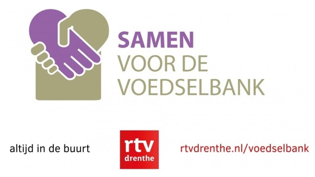 RTV Drenthe start met inzameling voor de voedselbank