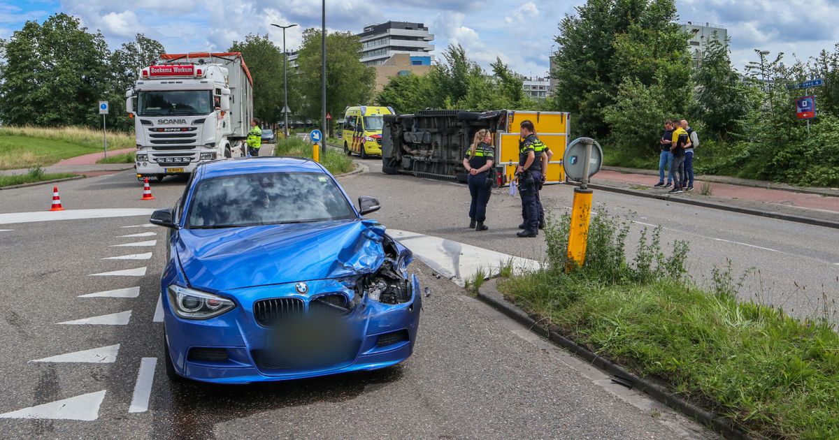 Supply van ideas after a automobile accident |  A hearth brigade spent hours rescuing a horse from the ditch