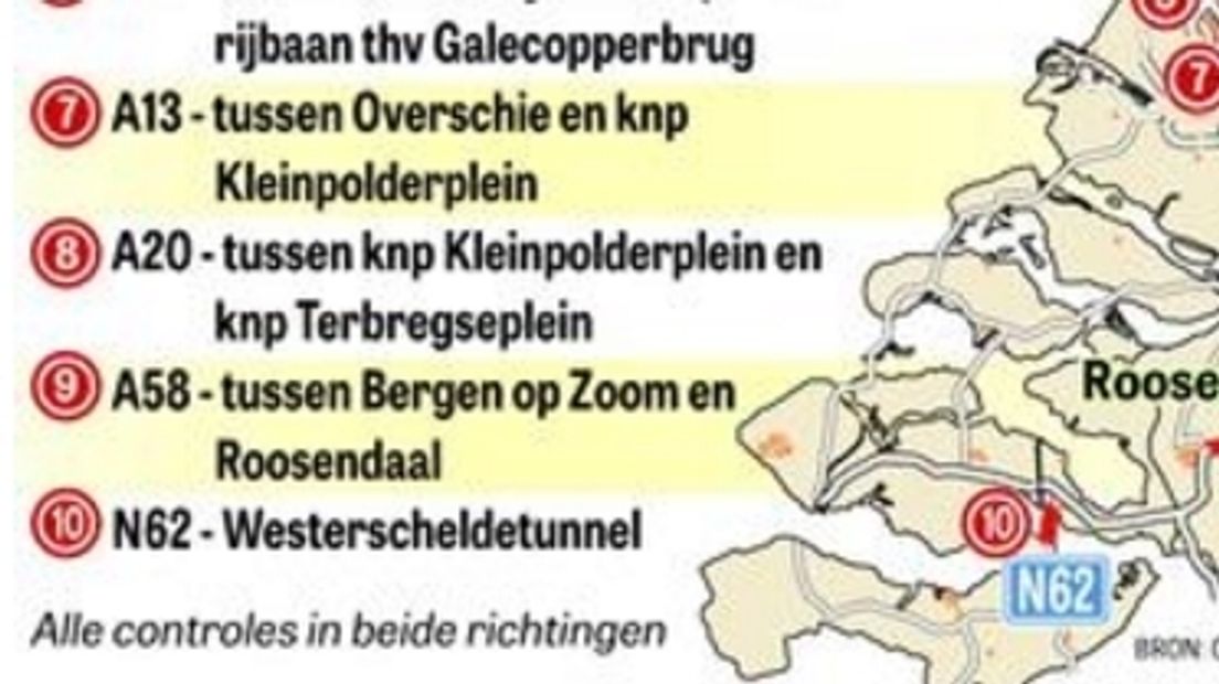 Westerscheldetunnel verplaatst door De Telegraaf