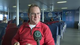 De soep wordt getest op de boot naar Breskens