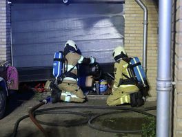 Bewoner naar ziekenhuis na brand in garage in Coevorden