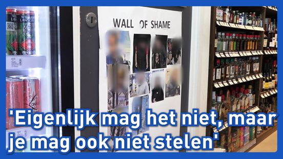 Slijterij Groningen hangt foto's op van verdachten winkeldiefstal