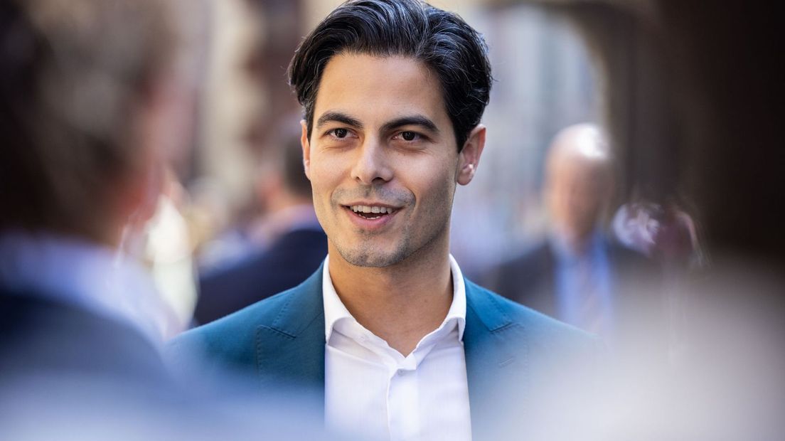 Rob Jetten op het Binnenhof.