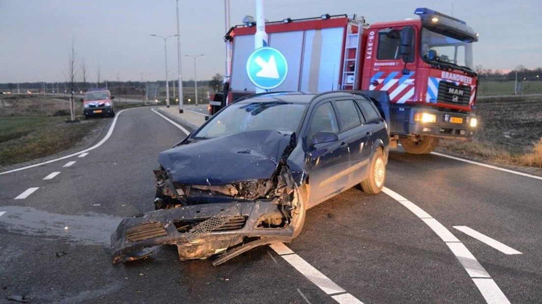 Gewonde bij ongeluk op N36 in Vriezenveen