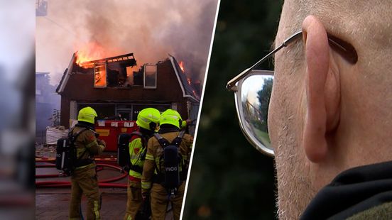 Toekomstig huis verwoest door vlammenzee: 'Klote'