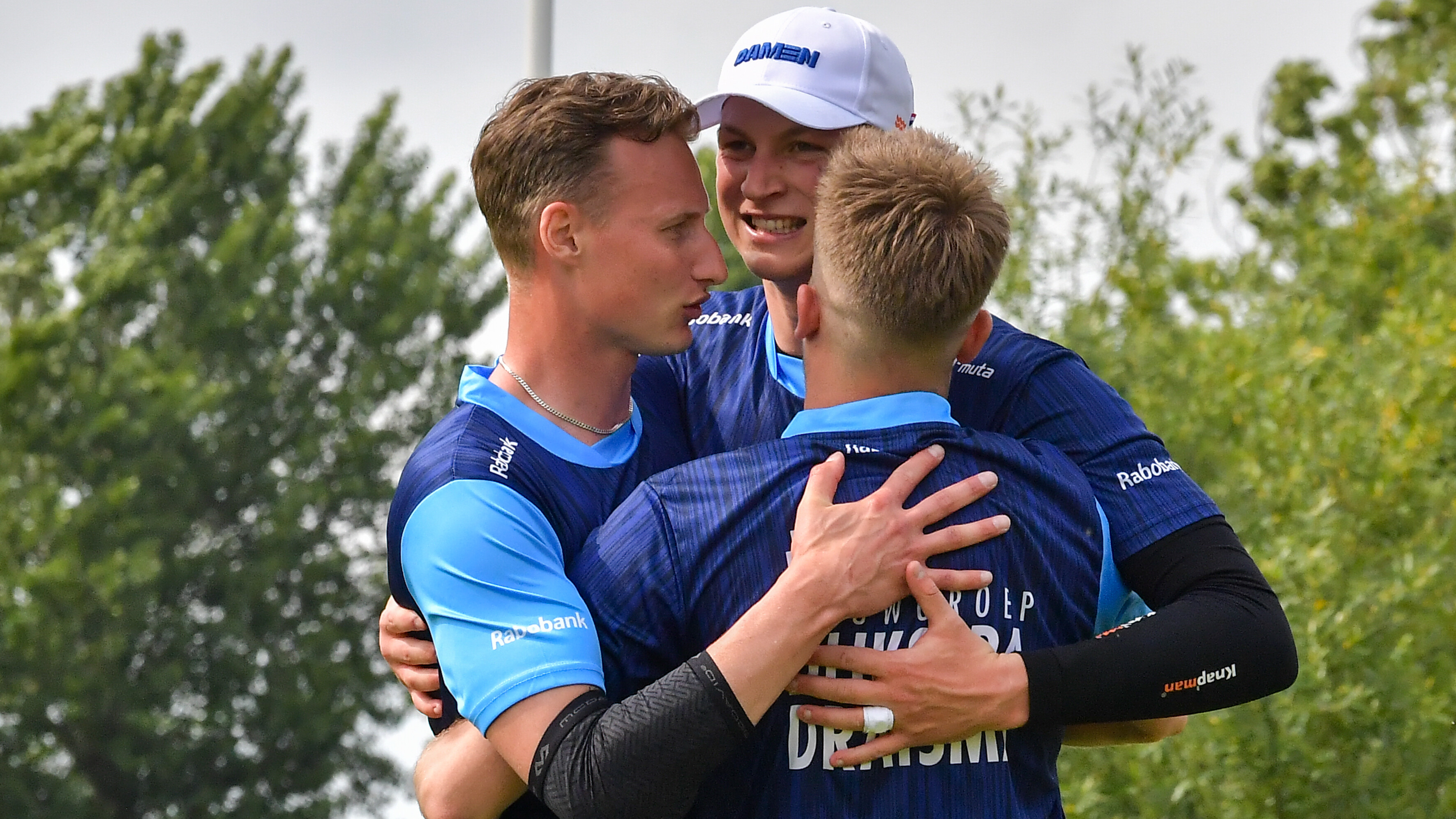 De winst in Dronrijp ging naar Menno van Zwieten, Rick Minnesma en Tjisse Steenstra