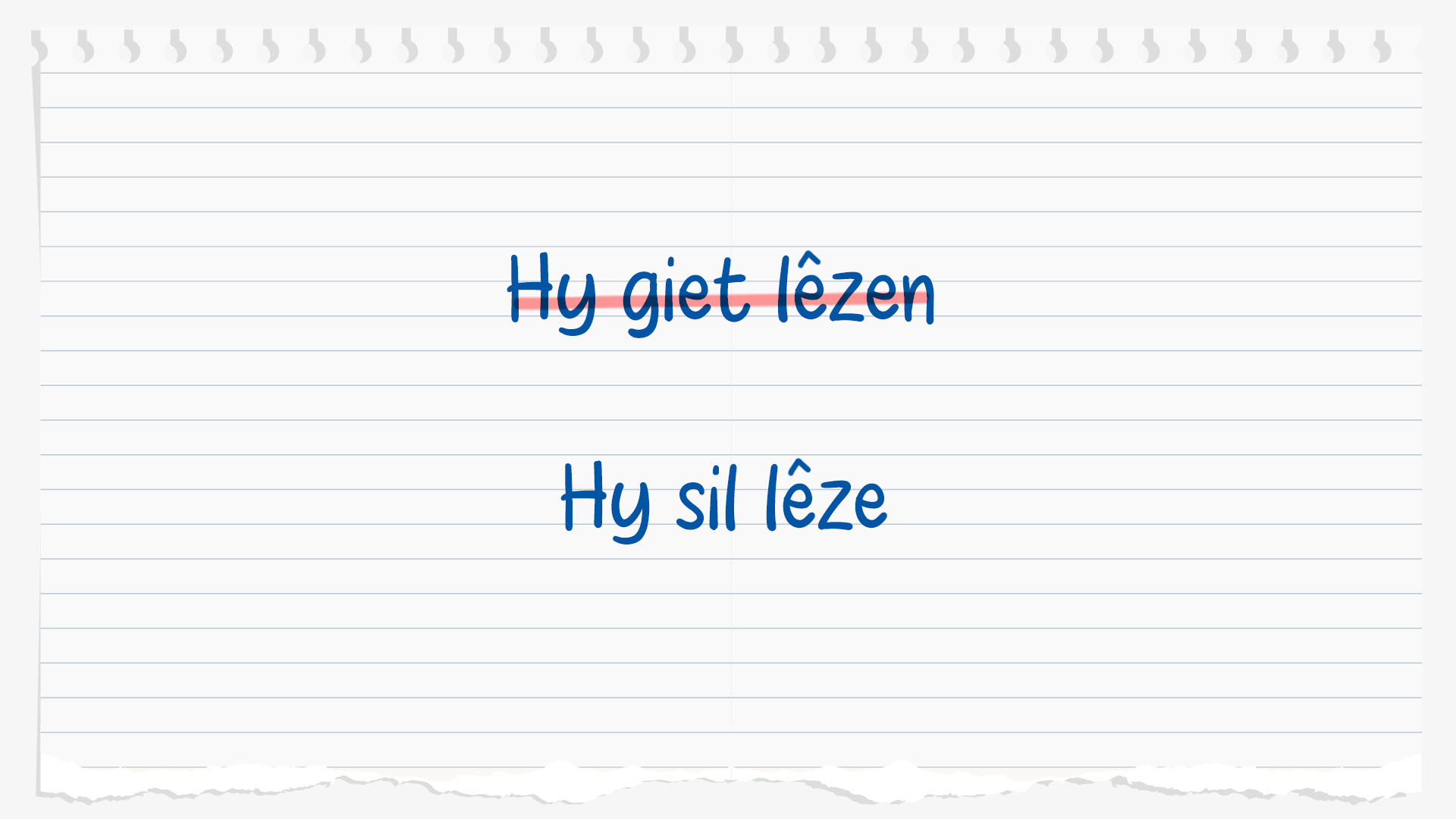 Gaan (gean) kan niet met alle werkwoorden worden verbonden