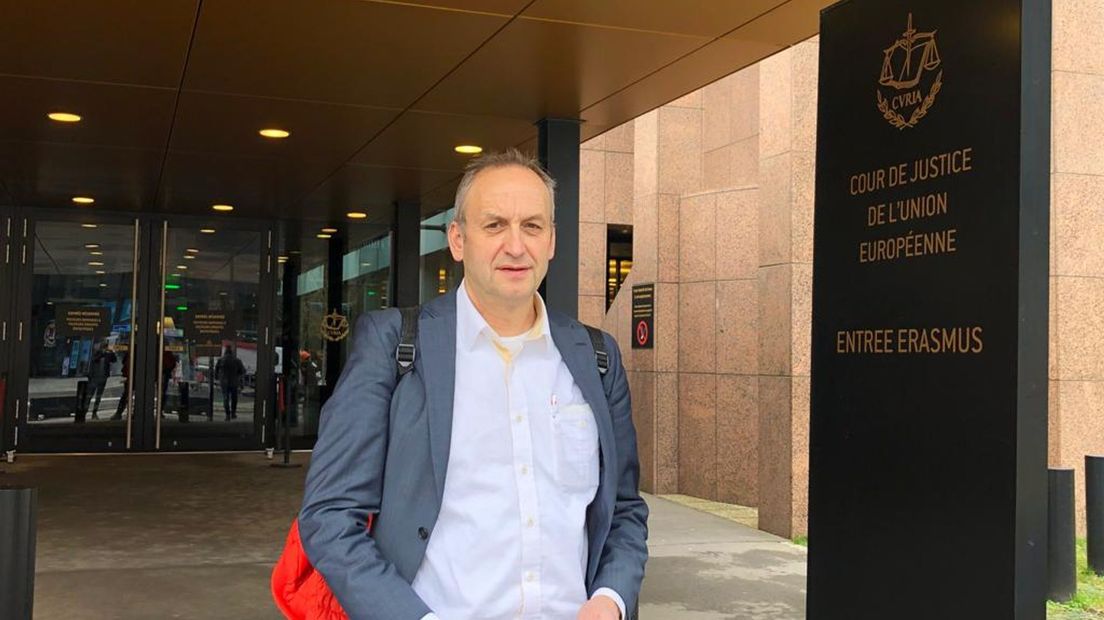 Milieuadviseur Marcel Middelkamp was bij de zitting in Luxemburg.