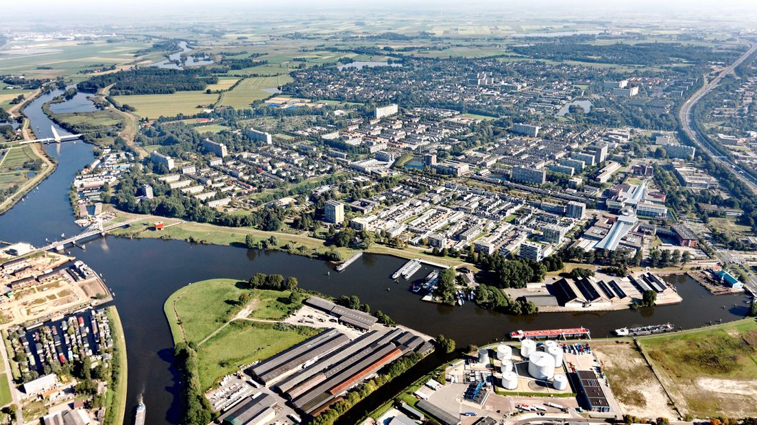 Zwartewater Zone vanuit de lucht