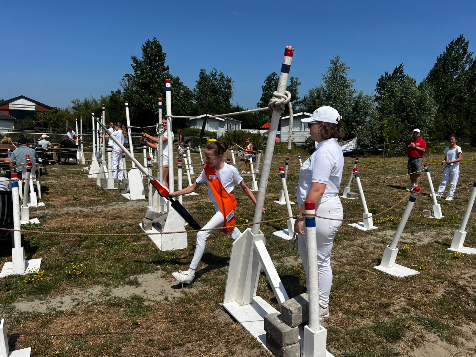 100 kinderen strijden in Grijpskerke om de Zeeuwse titel ringlopen