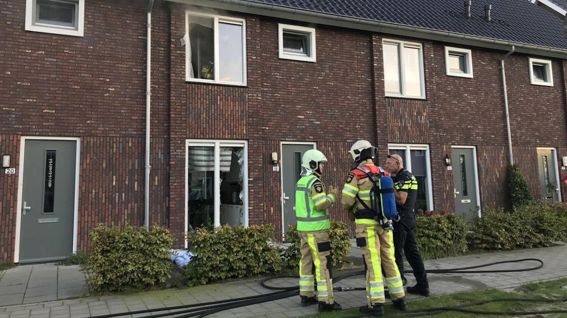 Brand op zolder in Kampen