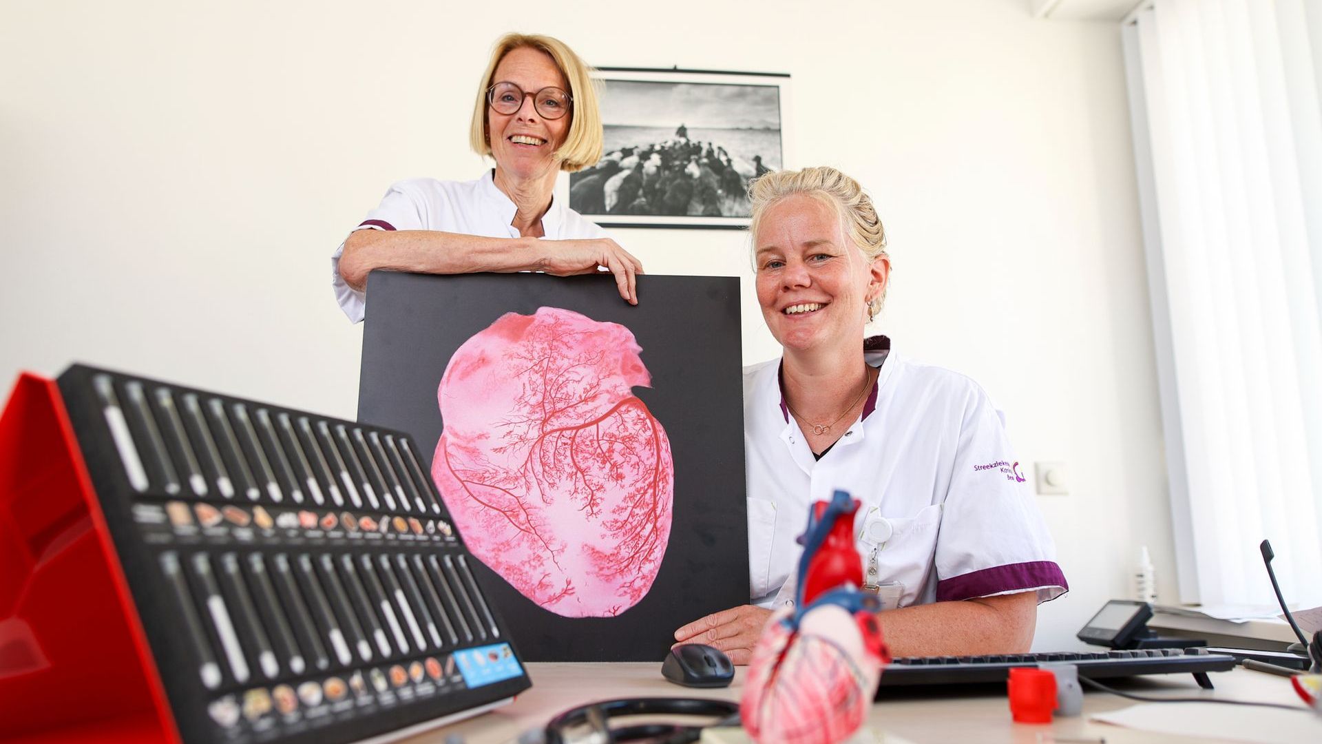Adelheid Kolkman en Marianne de Boer.