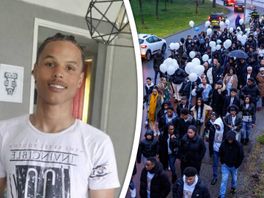 Lugani werd herdacht met een stille tocht in Rotterdam-Delfshaven.