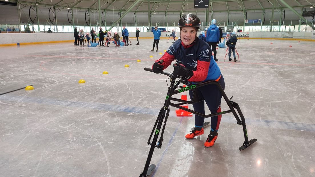 Maartje Ellekamp wil het frame-schaatsen naar de Special Olympics World Games brengen
