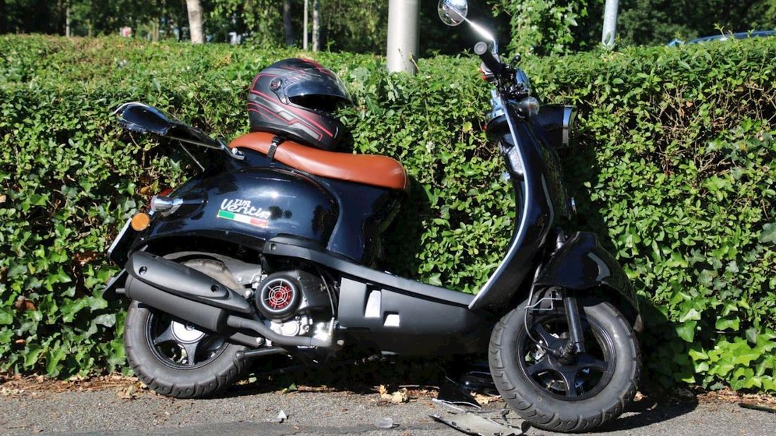 Scooter licht beschadigd