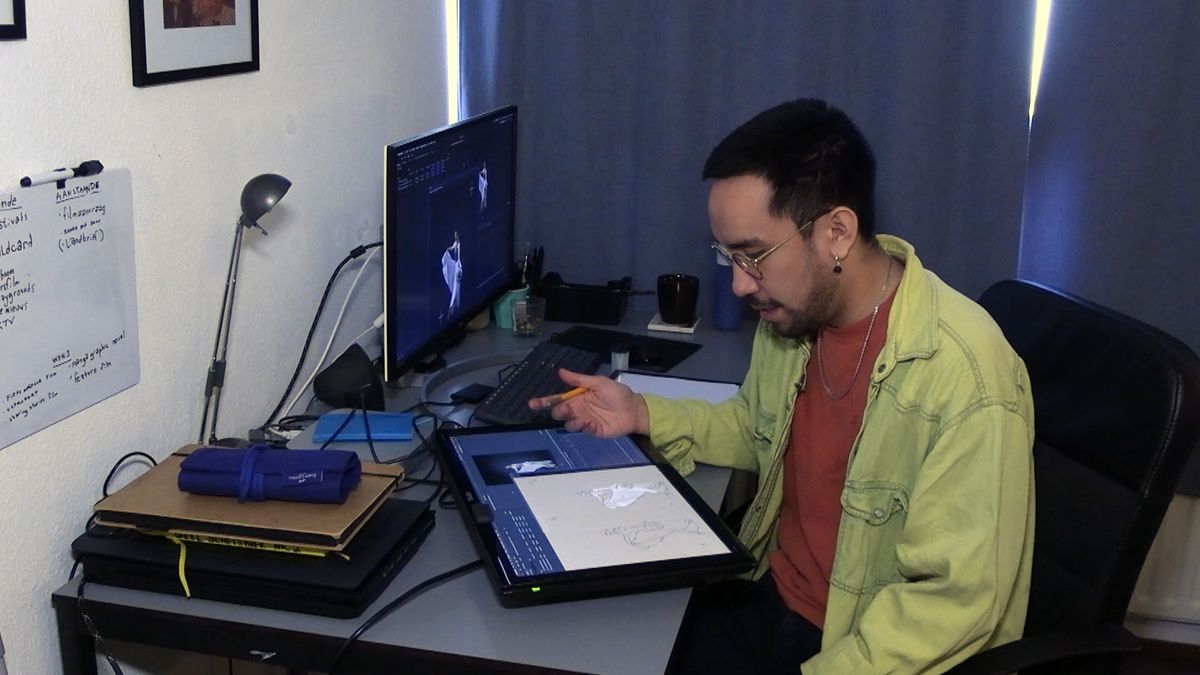 Ben je wel thuis in het land dat je geboren bent? Daar maakte Michael Hauwert een animatiefilm over