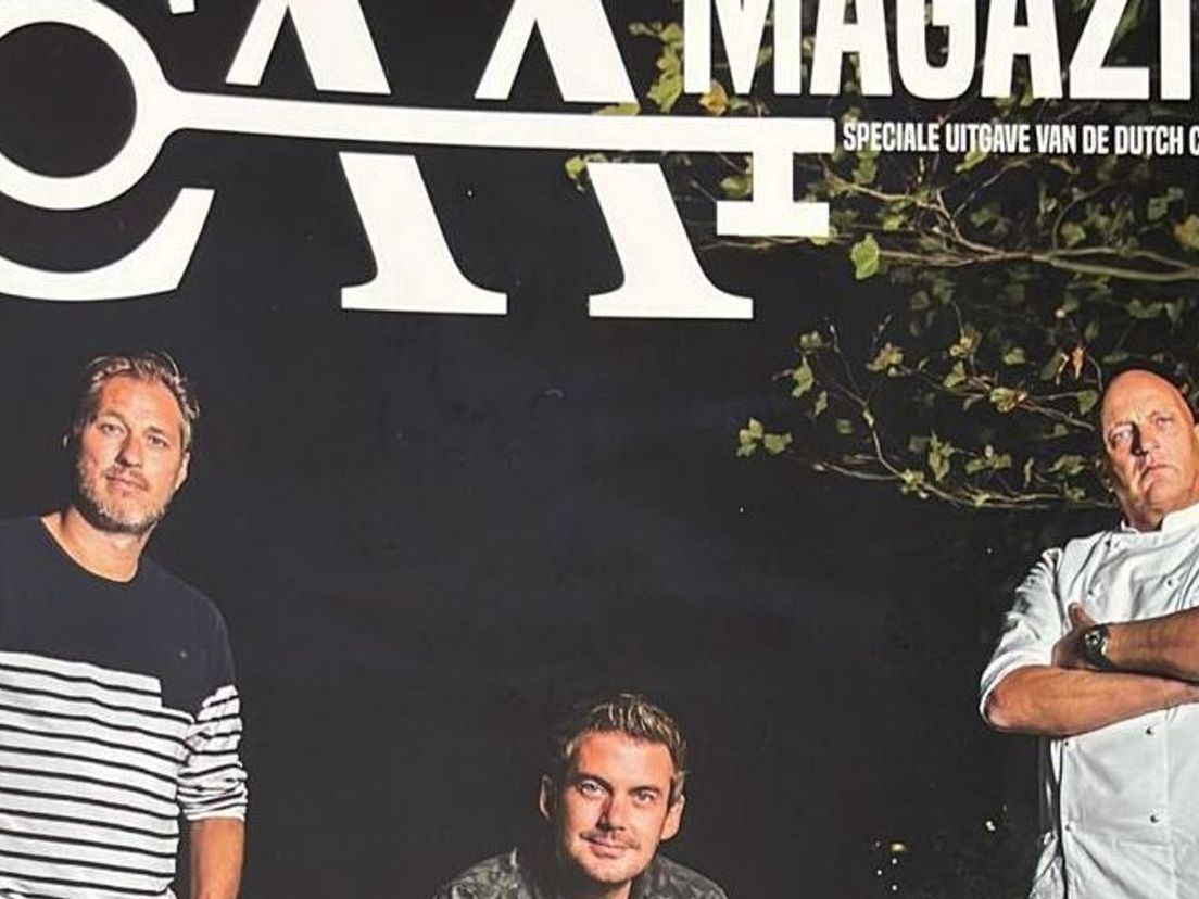 Sander de Kramer, Ruben Nicolai en Herman den Blijker sieren als ambassadeurs de cover van één van de speciale magazines van de Dutch CAA Foundation