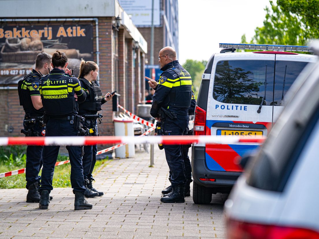 Politie onderzoekt een incident in Schiedam.