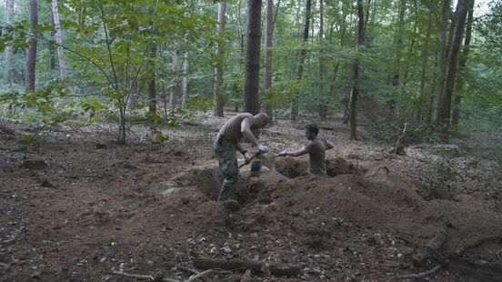 EOD laat vijf granaten uit Tweede Wereldoorlog ontploffen in bos