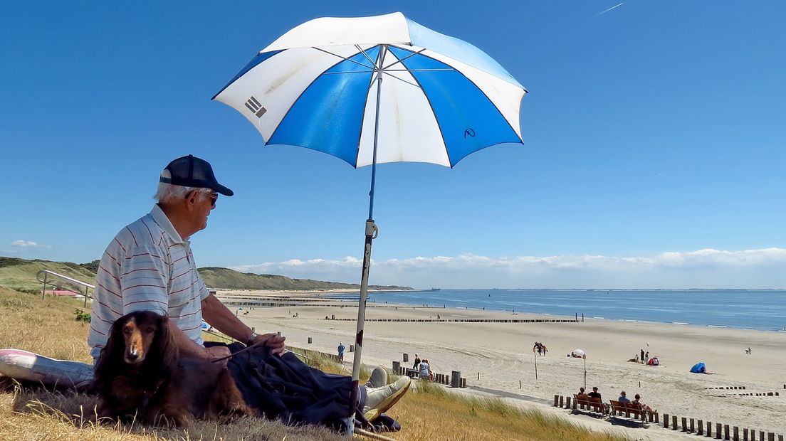 Genieten van de zon in Zoutelande