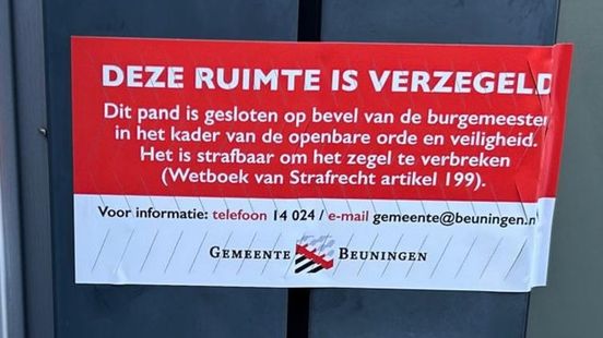 Hennepkwekerij opgerold, burgemeester sluit pand