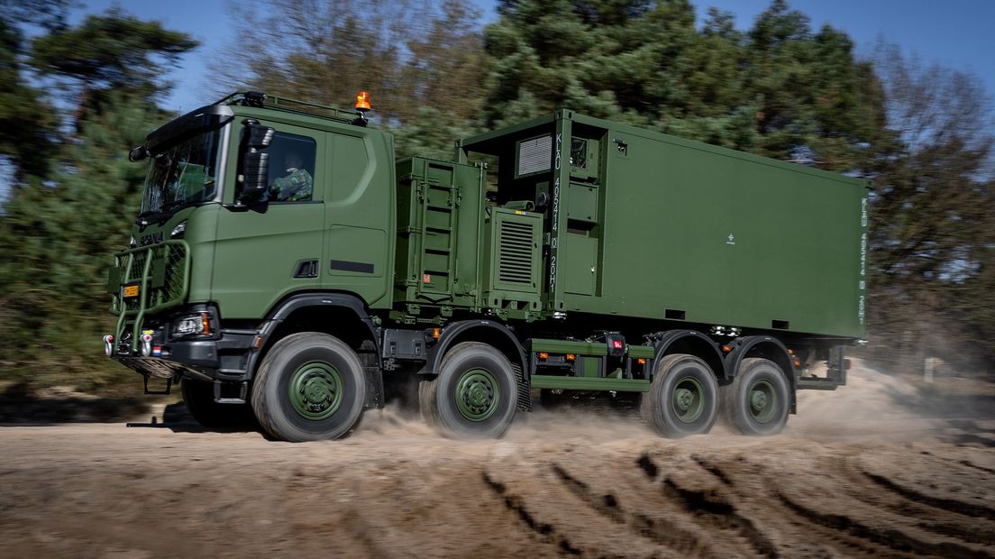 Scania Gryphus van defensie