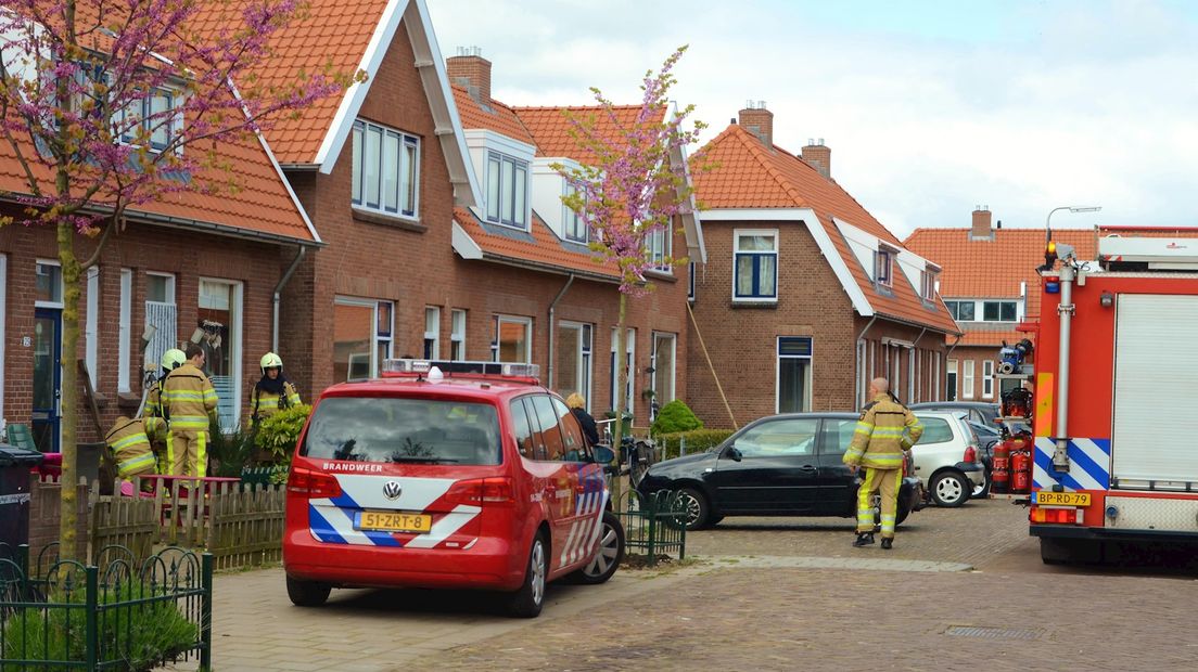 Gaslek aan Sanatoriumdwarsstraat in Deventer