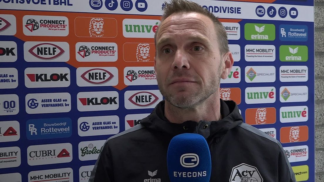 ACV-trainer Ruud Jalving: 'Ik had het publiek graag een 3-3 gegund'