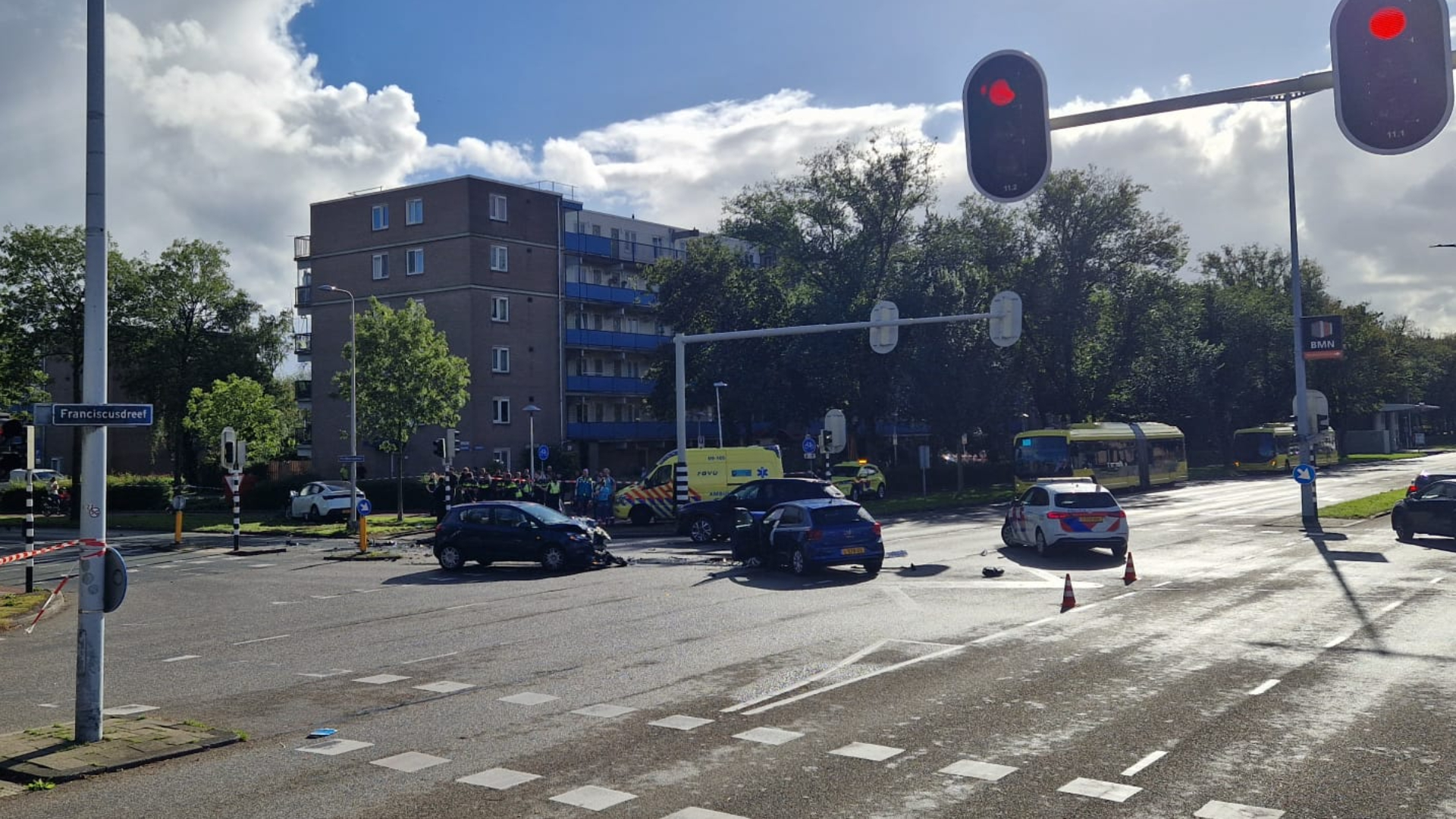 Gewonde bij ongeluk in Overvecht