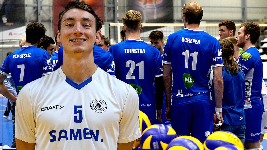 Collin Mahan was er tegen Talentteam Papendal weer bij na twee weken afwezigheid.