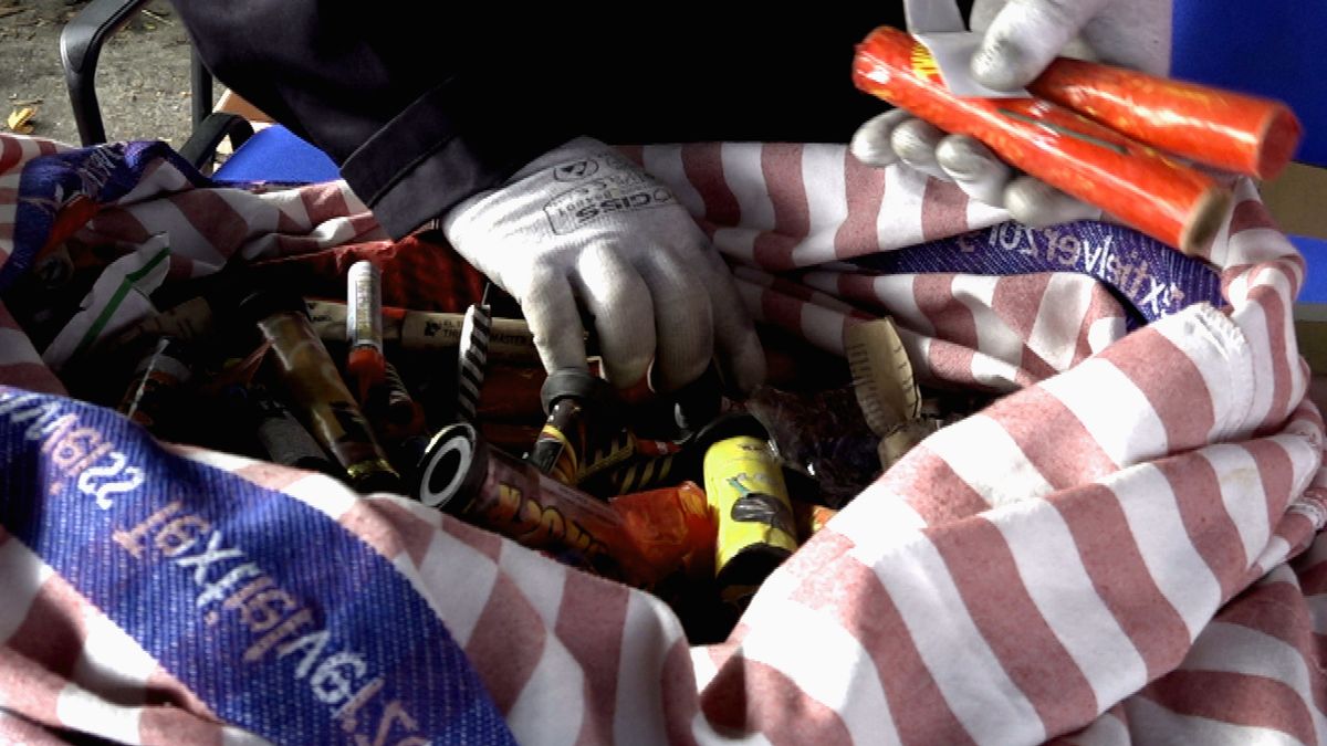 Ruim 900 kilo vuurwerk ingeleverd in Fryslân, vooral hoge opbrengst in Leeuwarden