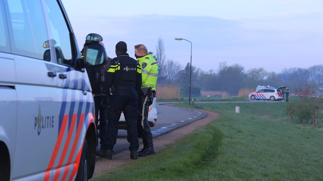 De plek waar de 54-jarige man uit Zegveld werd gevonden.