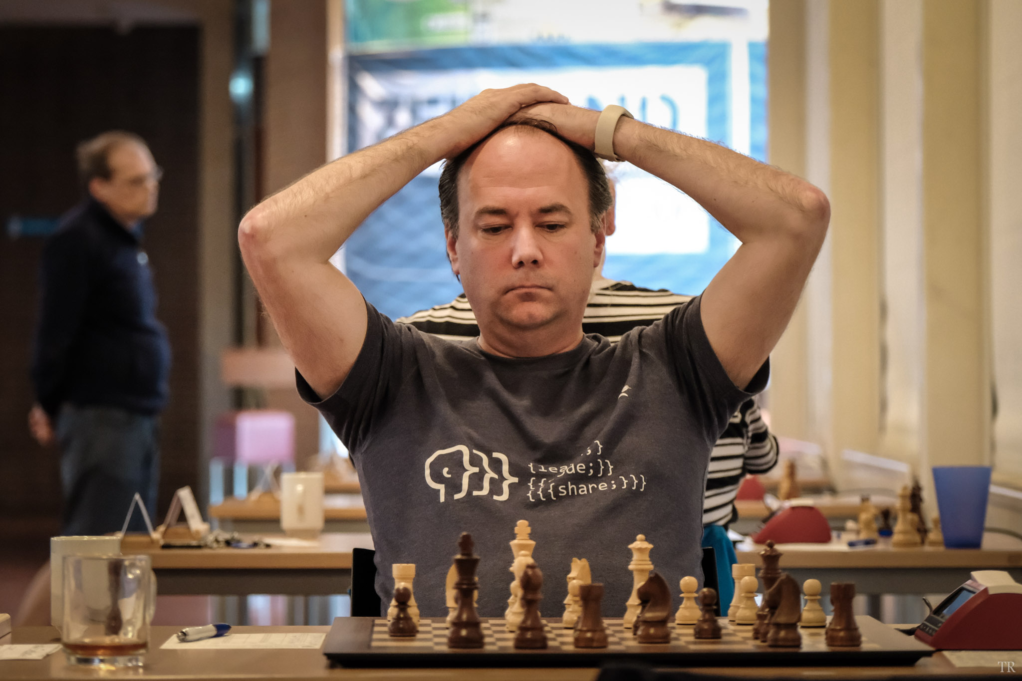 Tiental schakers nog foutloos op HZ schaaktoernooi