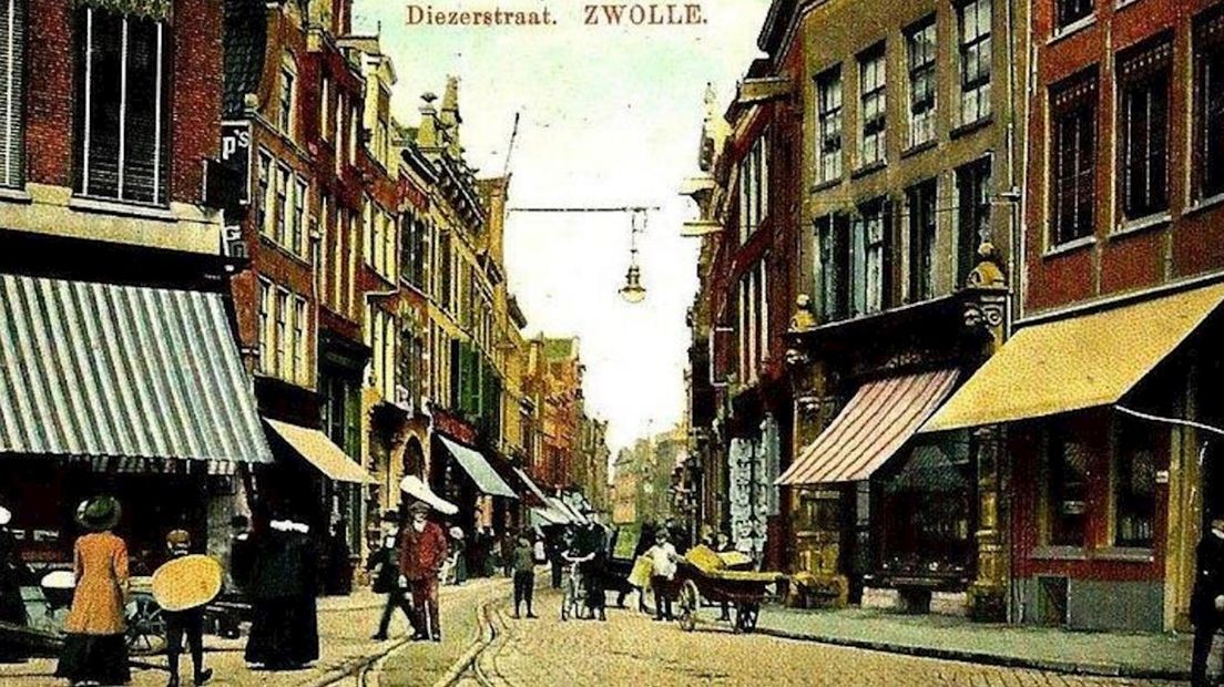 De Diezerstraat in 1919