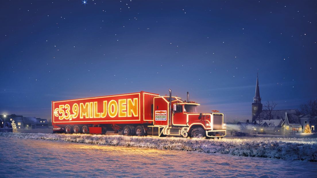 De 'kanjertruck' kwam inwoners van Veendam verrassen